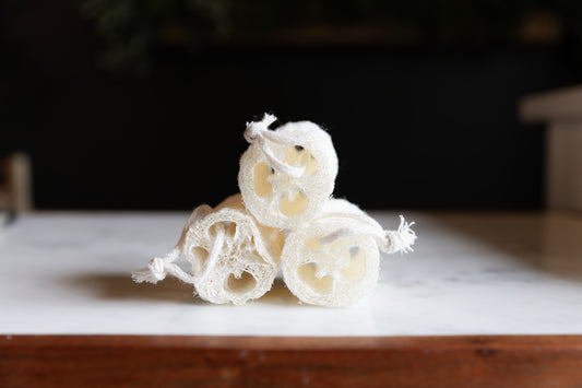 Natural Loofah Exfoliating Slices (Plastic Free)