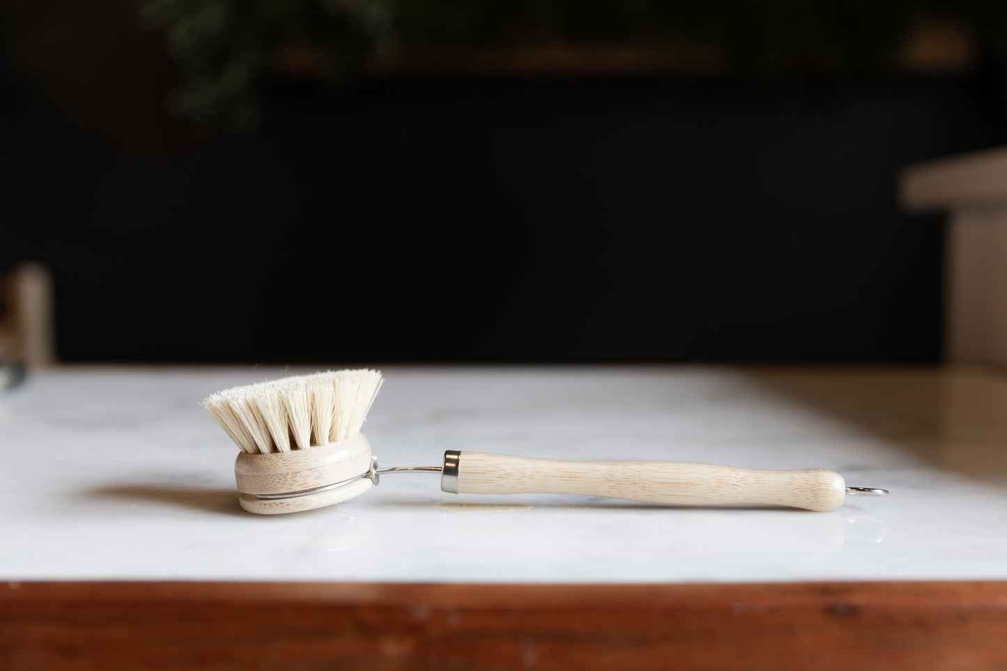 Long Handle Wood & Metal Dish Brush (Plastic Free)