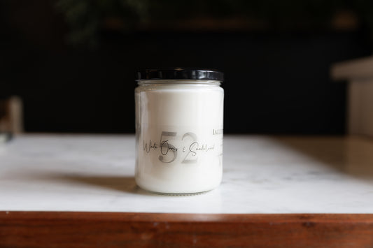 14oz White Orris & Sandalwood