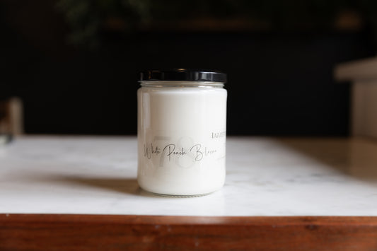 14oz White Peach Blossom