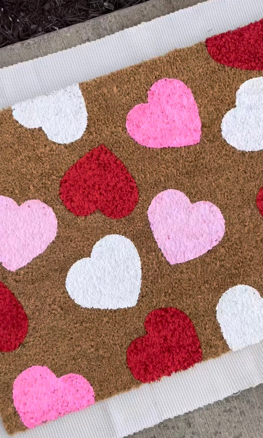 Valentine's Day Doormat & Candles $100pp